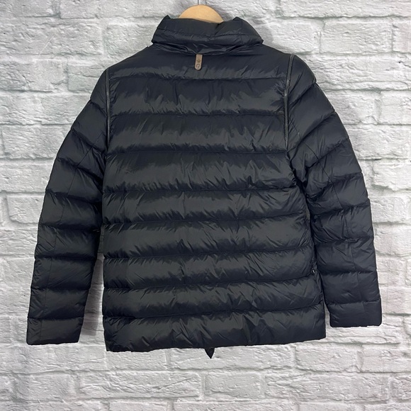 Mackage Qeren Convertible Puffer Jacket With Leather Trim Size Large Black - Picture 6 of 16